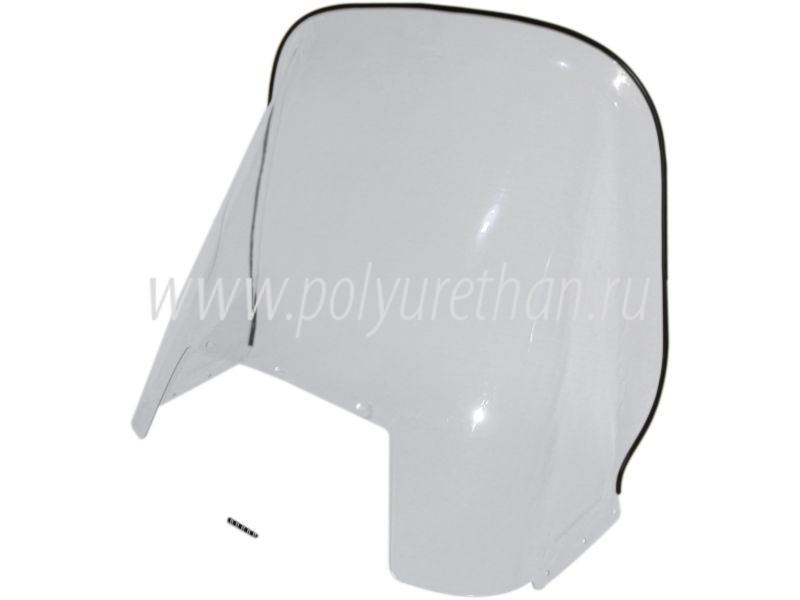 Стекло ветровое для снегохода Yamaha BRAVO 250 T (высота 47см, толщина 3мм, МПК) 50-44-4173Pc 	80J-77210-10-00