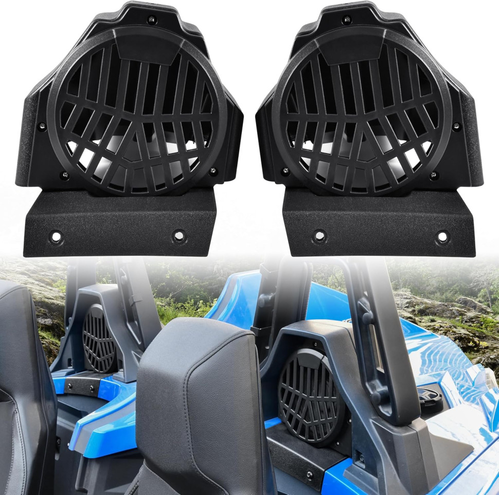 Подиумы для колонок задние (корпуса динамиков) для Polaris Slingshot 2015-2025 MTVPH0823