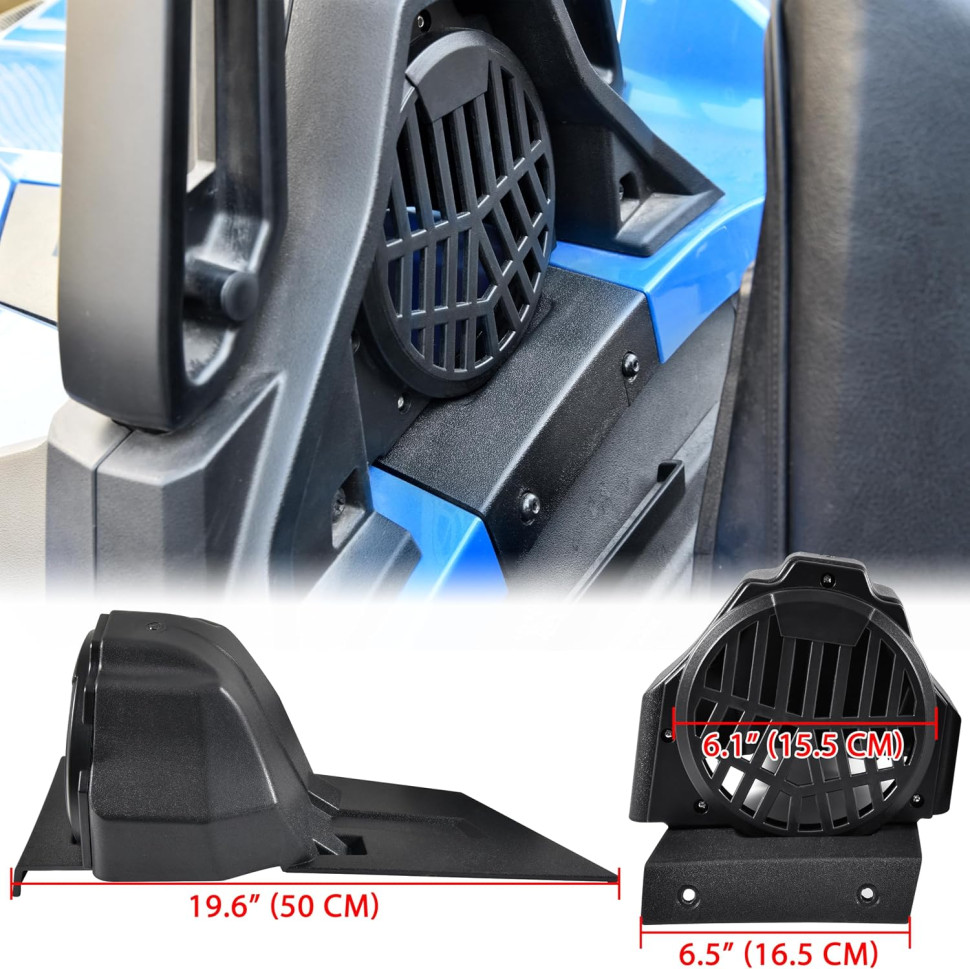 Подиумы для колонок задние (корпуса динамиков) для Polaris Slingshot 2015-2025 MTVPH0823