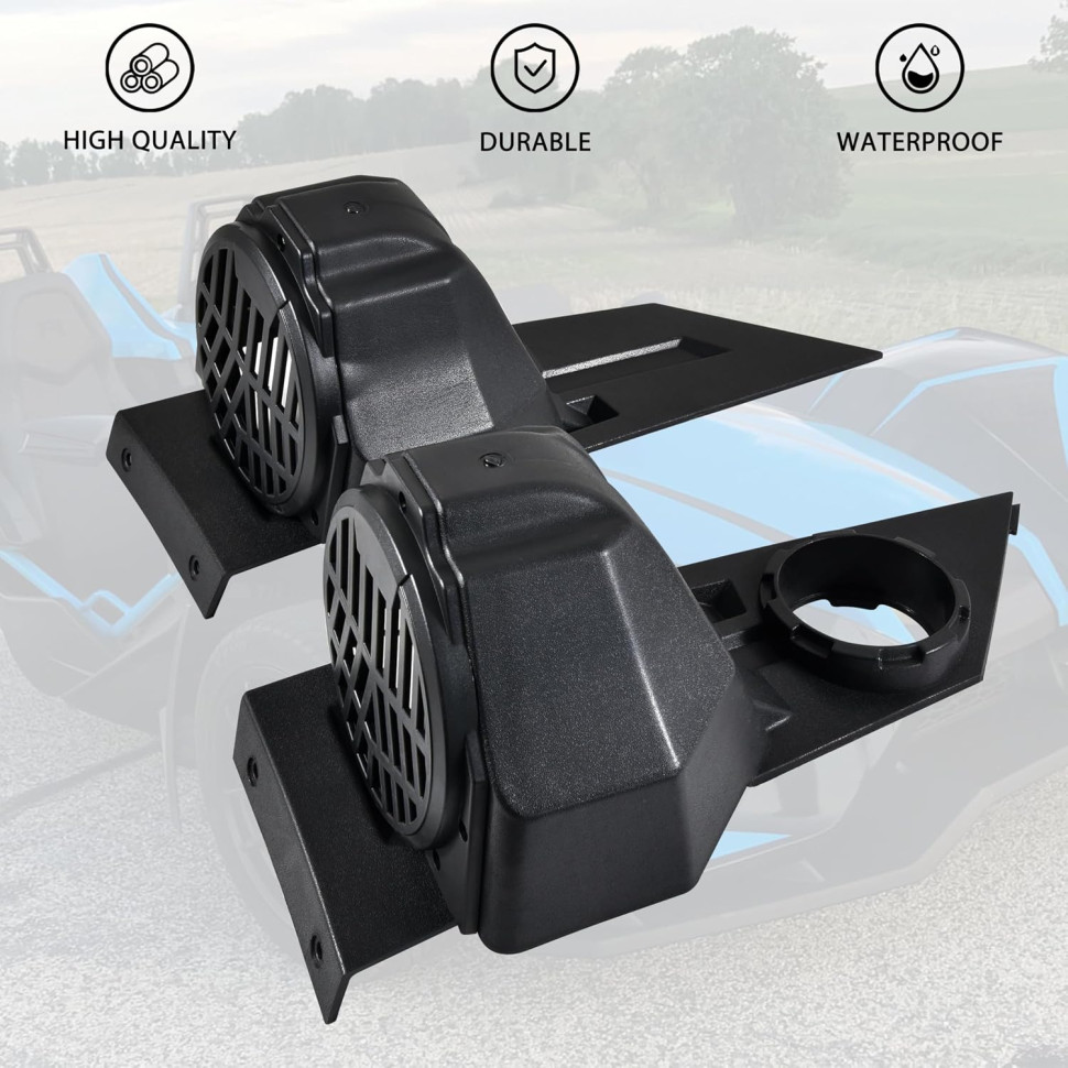 Подиумы для колонок задние (корпуса динамиков) для Polaris Slingshot 2015-2025 MTVPH0823