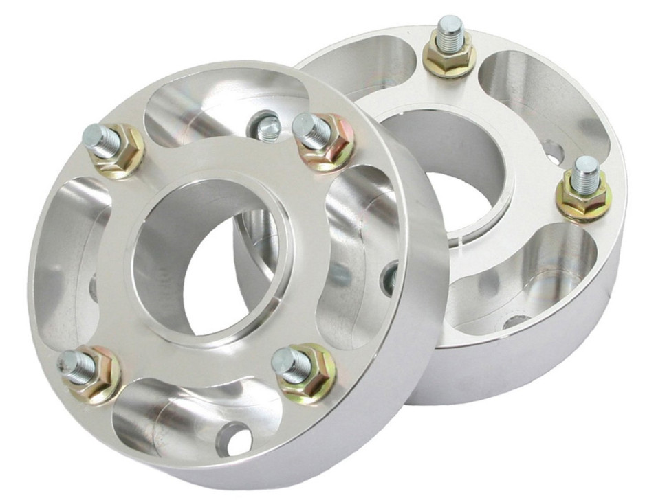 Ступичные проставки облегченные (плоские гайки) RiderLab для Honda, Suzuki, Yamaha и Kawasaki 1.5" 4110-1.5