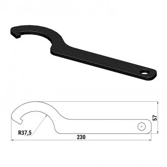 Ключ d75 для регулировки амортизаторов 090902T