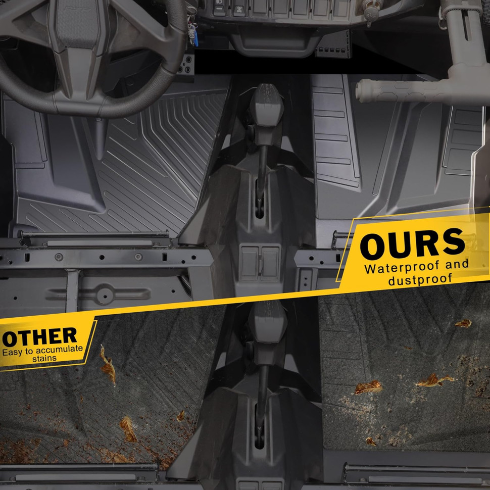 Коврики TPE в салон Polaris RZR XP 1000/XP 4 1000 2024+ MTVPH0662