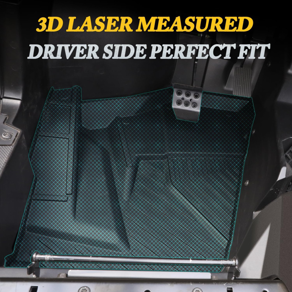 Коврики TPE в салон Polaris RZR XP 1000/XP 4 1000 2024+ MTVPH0662