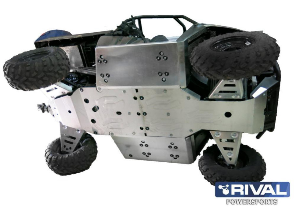 Комплект защиты днища + комплект крепежа UTV Polaris Ranger 570 (6 частей) (2013-) 444.7418.1