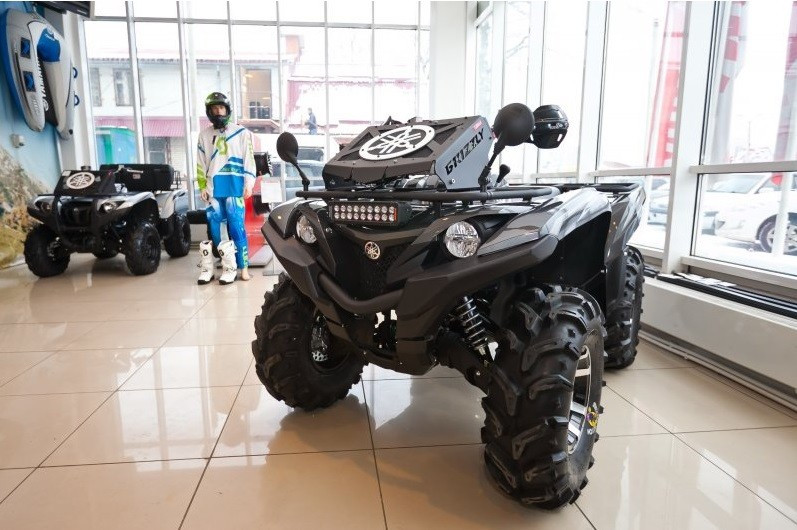 Вынос радиатора алюминиевый Yamaha Grizzly 700 /Kodiak 700 2016+ LiTPRO-GRIZZ-KOD16-ALU-Bl