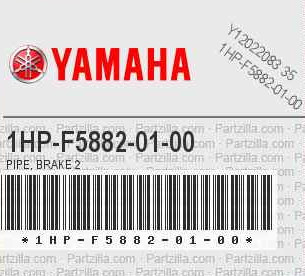 Тормозной шланг 1HP-F5882-00-00, 1HP-F5882-01-00