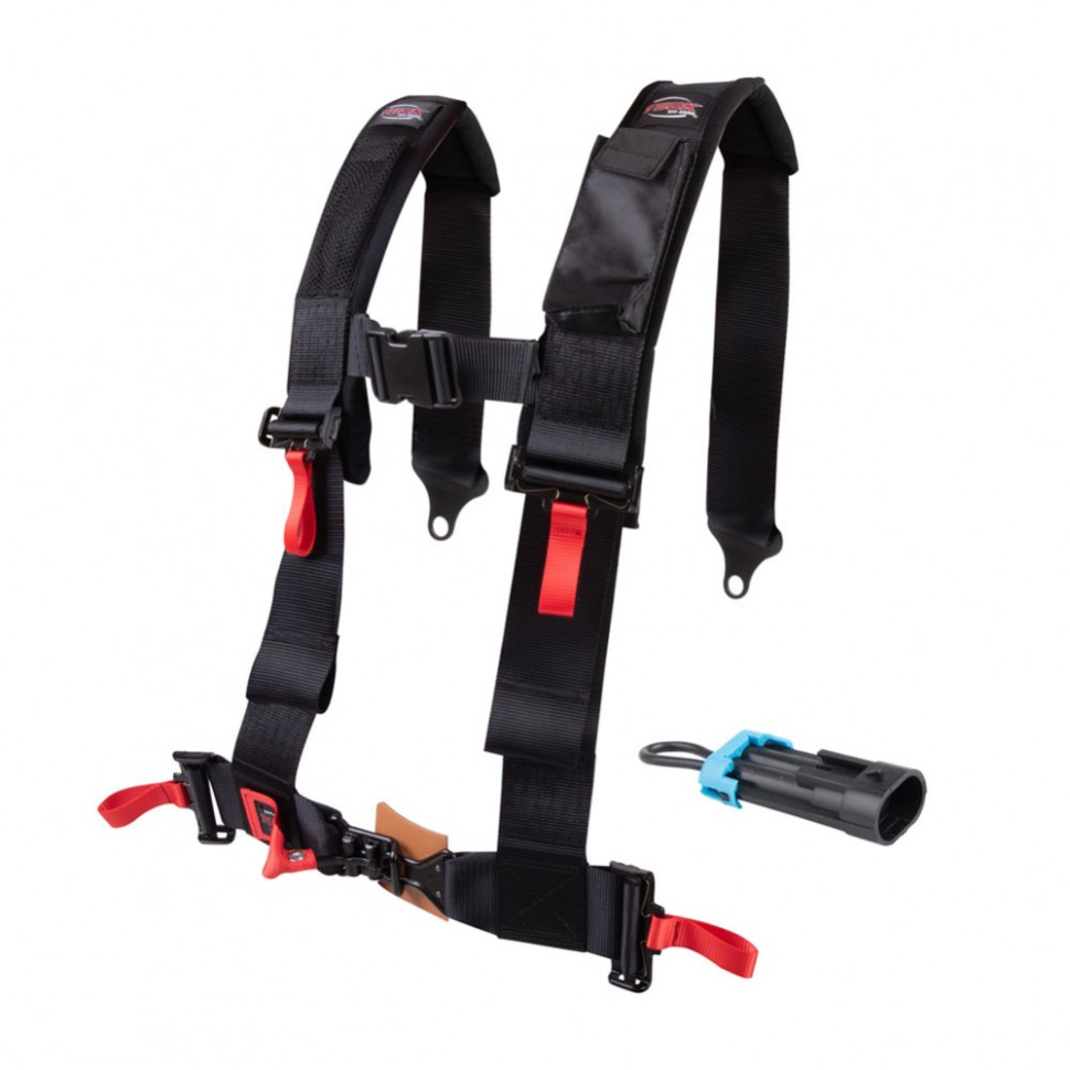 Ремень безопасности 4-х точечный черный Tusk 4 Point 3 inch H-Style Safety Harness 1852480002 /1852480001 1852480001