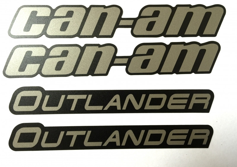 Наклейки расширителей арок Can Am BRP Digital Camo Black 704905083 704903498 704904899 704904920 704904338 704906478 Black