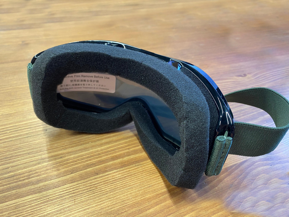 Очки горнолыжные/снегоходные двойная линза JULI HB-01-dark OTG