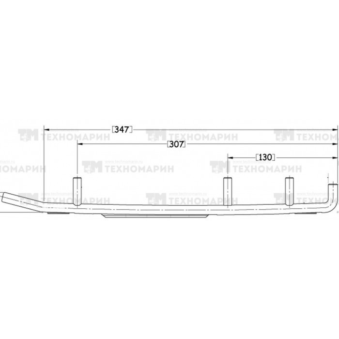 Конек лыжи BRP (комплект 2шт) A-04-0-4-464 860512100, 860507900