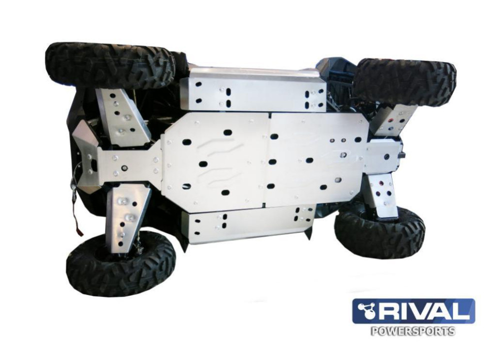 Комплект защиты днища Polaris UTV RZR 800 S (7 частей) (2010-) 444.7402.2