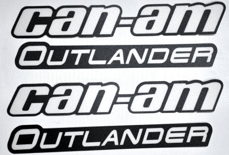 Наклейки расширителей арок Can Am BRP Digital Camo Black 704905083 704903498 704904899 704904920 704904338 704906478 Red