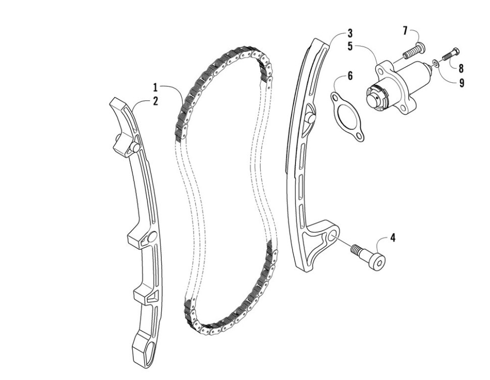 Башмак цепи ГРМ ArcticCat  0810-049 0810-070