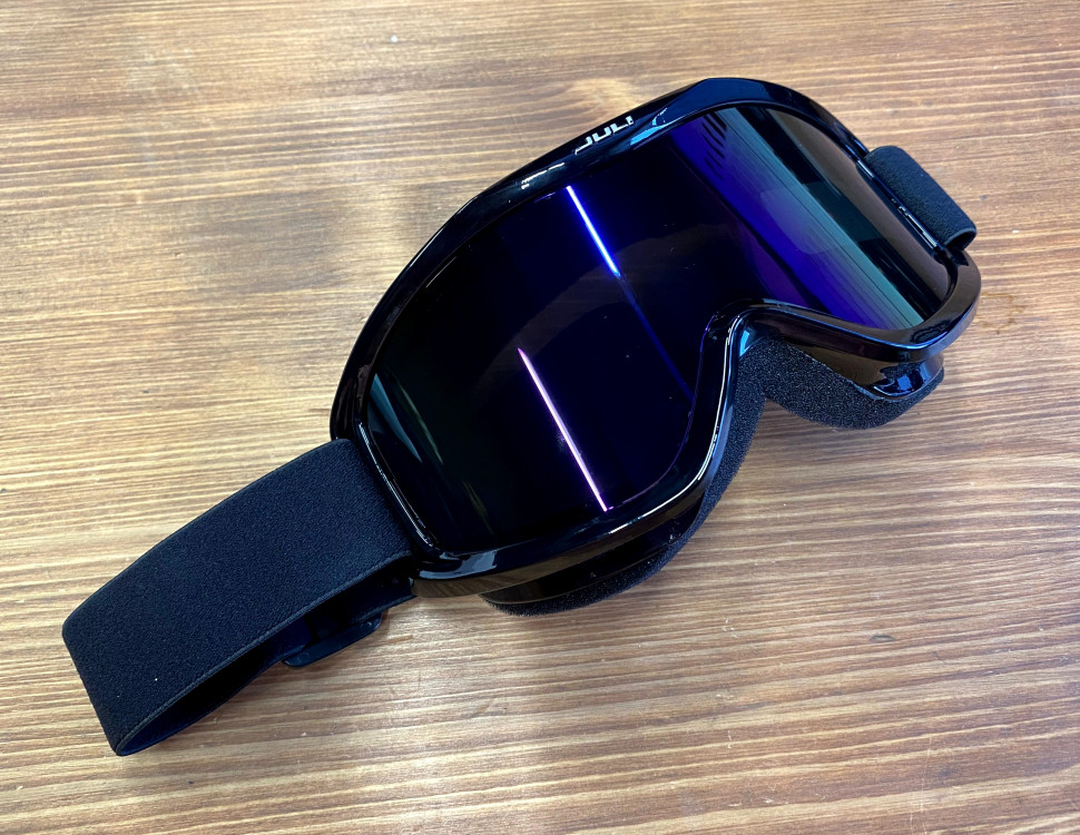 Очки горнолыжные/снегоходные двойная линза JULI HB-01-dark-purle OTG