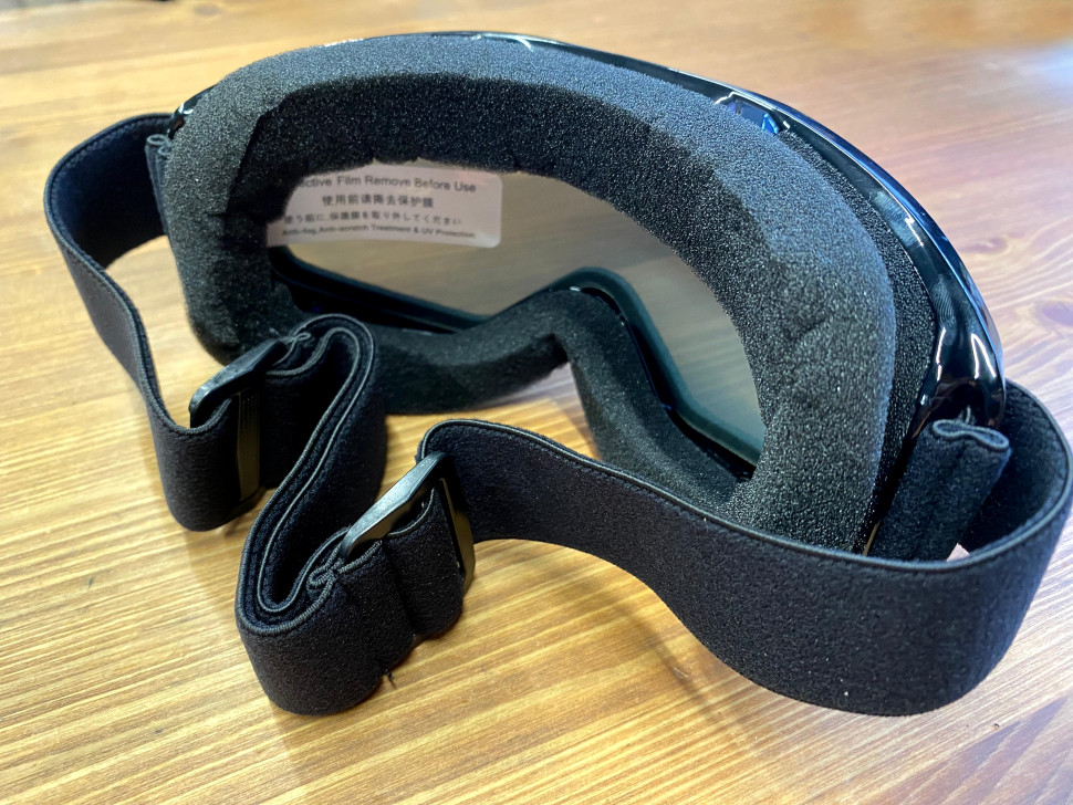 Очки горнолыжные/снегоходные двойная линза JULI HB-01-dark-purle OTG