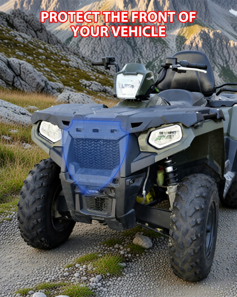 Облицовка фар (передняя панель) для квадроцикла Polaris Sportsman 400/450/500/570/800 2011-2024 5438559-070; 5438559-070N