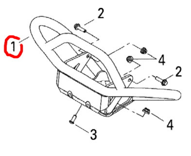 Бампер передний Front Bumper  705000387 / 705000142 / 715000172
