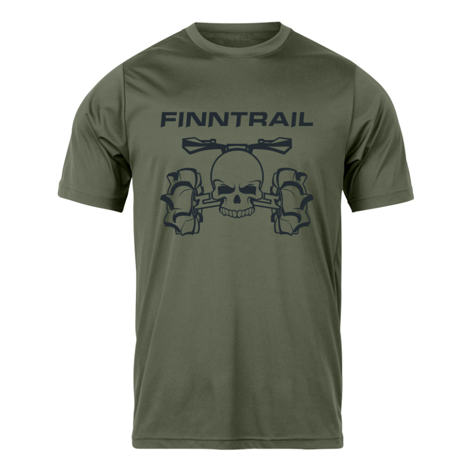 Футболка ATV skull 6707 Khaki_N Размер XL