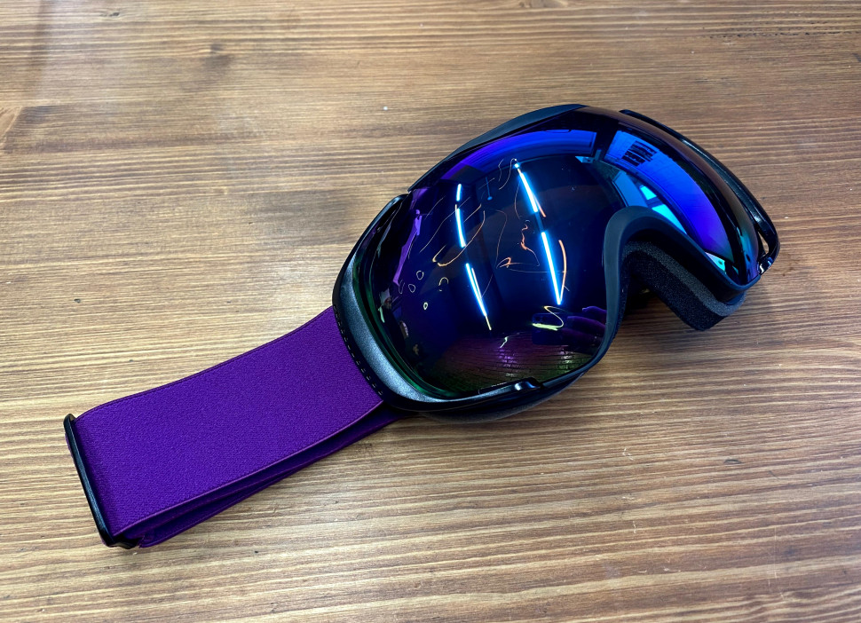 Очки горнолыжные/снегоходные двойная линза JULI HB-191-clear-purple OTG