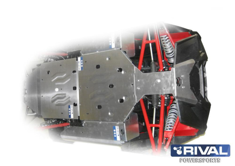 Комплект защиты днища UTV Polaris RZR 900 (5 частей) (2011-14) 444.7405.2