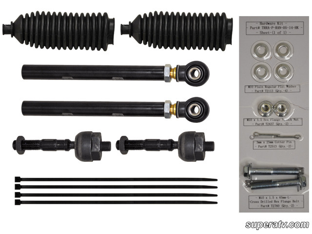 Усиленные рулевые тяги Super Atv для Polaris RZR 800 S TRRA-P-RZRS-01-14 Silver Edition