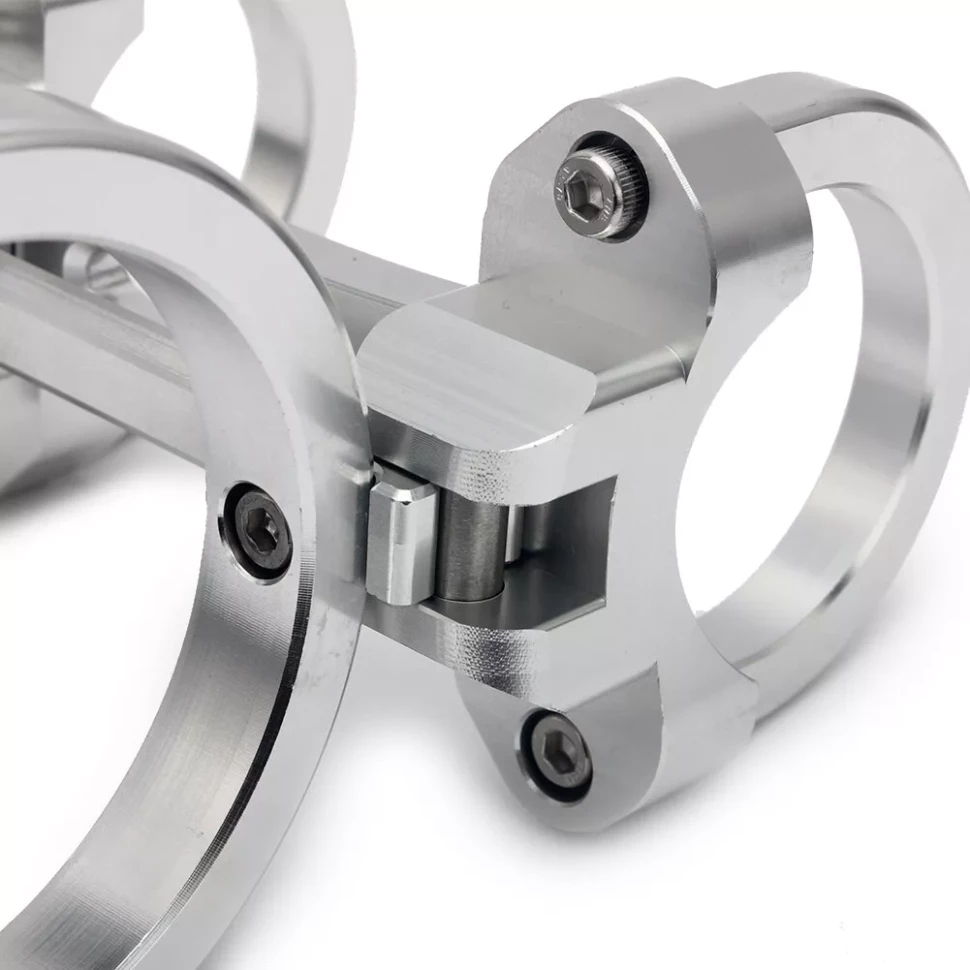 Держатель огнетушителя на трубу 1,75" для UTV Polaris RZR, Yamaha RHINO, Kawasaki ATVFEM-1.75-SIL