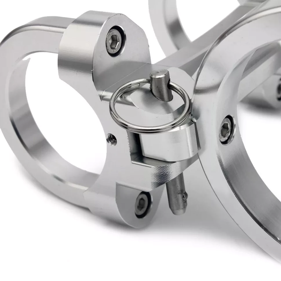 Держатель огнетушителя на трубу 1,75" для UTV Polaris RZR, Yamaha RHINO, Kawasaki ATVFEM-1.75-SIL