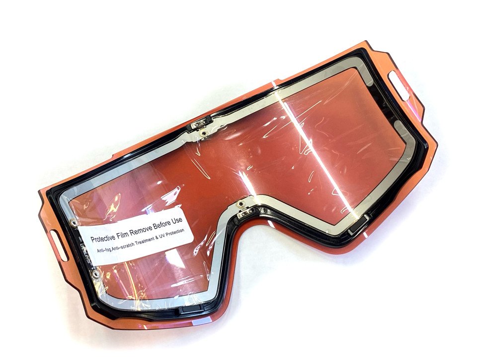 Линза для очки с подогревом серия 32L HeatVue pink-cystalblue