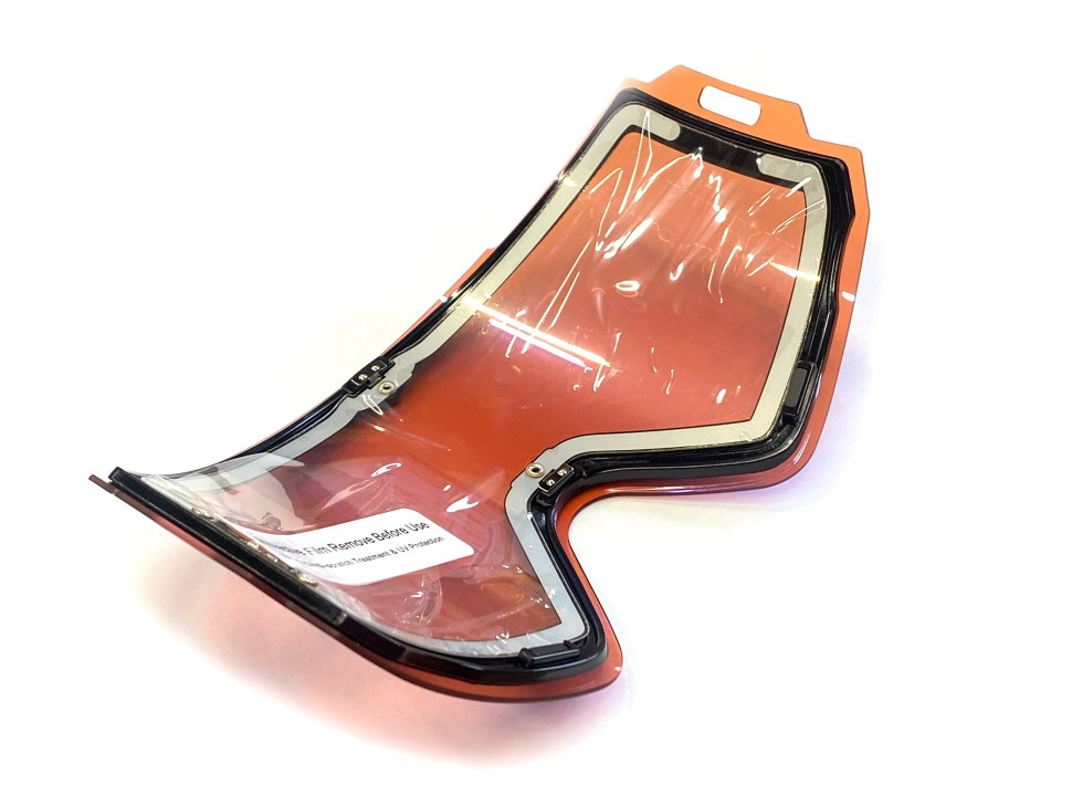 Линза для очки с подогревом серия 32L HeatVue pink-cystalblue