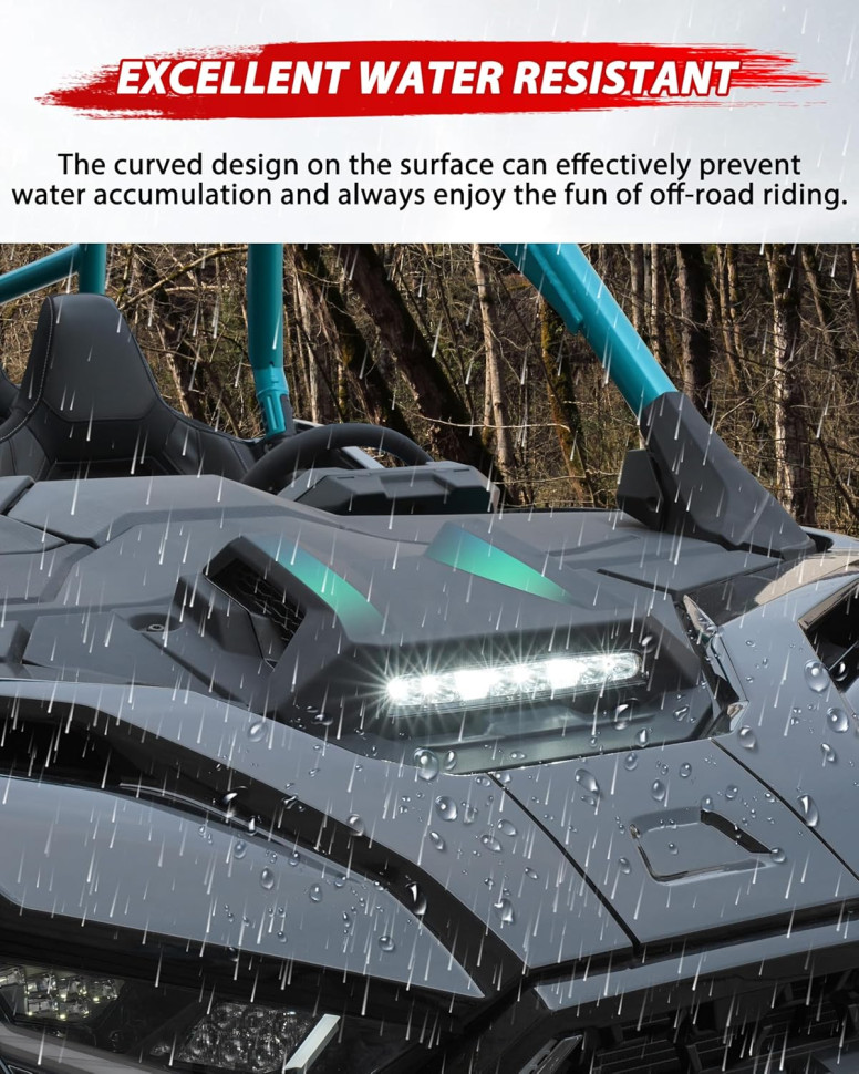 Капот с ДХО для квадроцикла 2025 Polaris RZR PRO XP/PRO R/S MTVPH0852 5465594-070