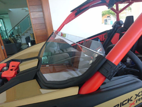 Стекло лобовое 1/2 CanAm Maverick X3 Kemimoto FTVWS011 715002909 B0110-02902CL HWS-CA-X3-75 