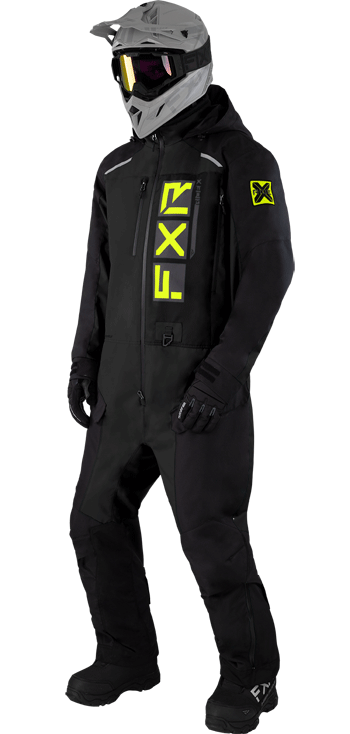 Комбинезон FXR Recruit (Black Hi Vis) без утеплителя 232812-1065 Размер L