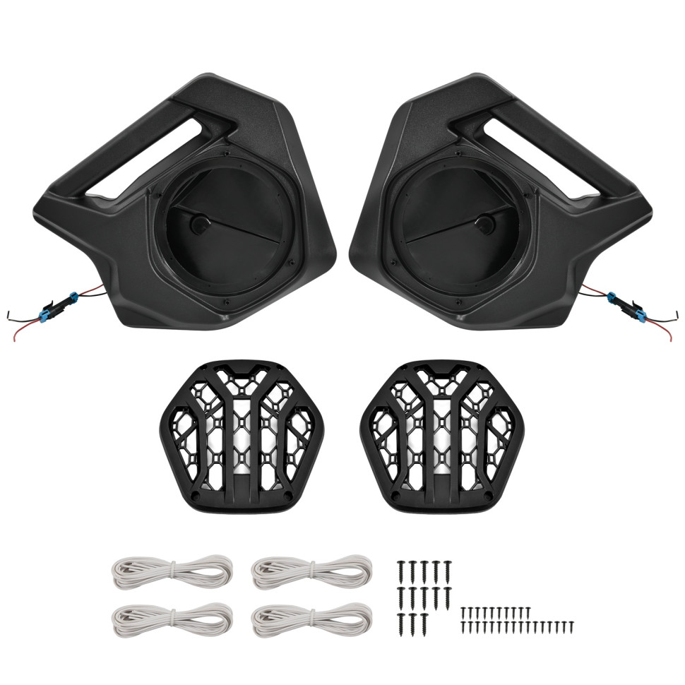 Подиумы для колонок 6.5 inch в двери для квадроцикла Polaris RZR PRO R 2025+ MTBLH0013