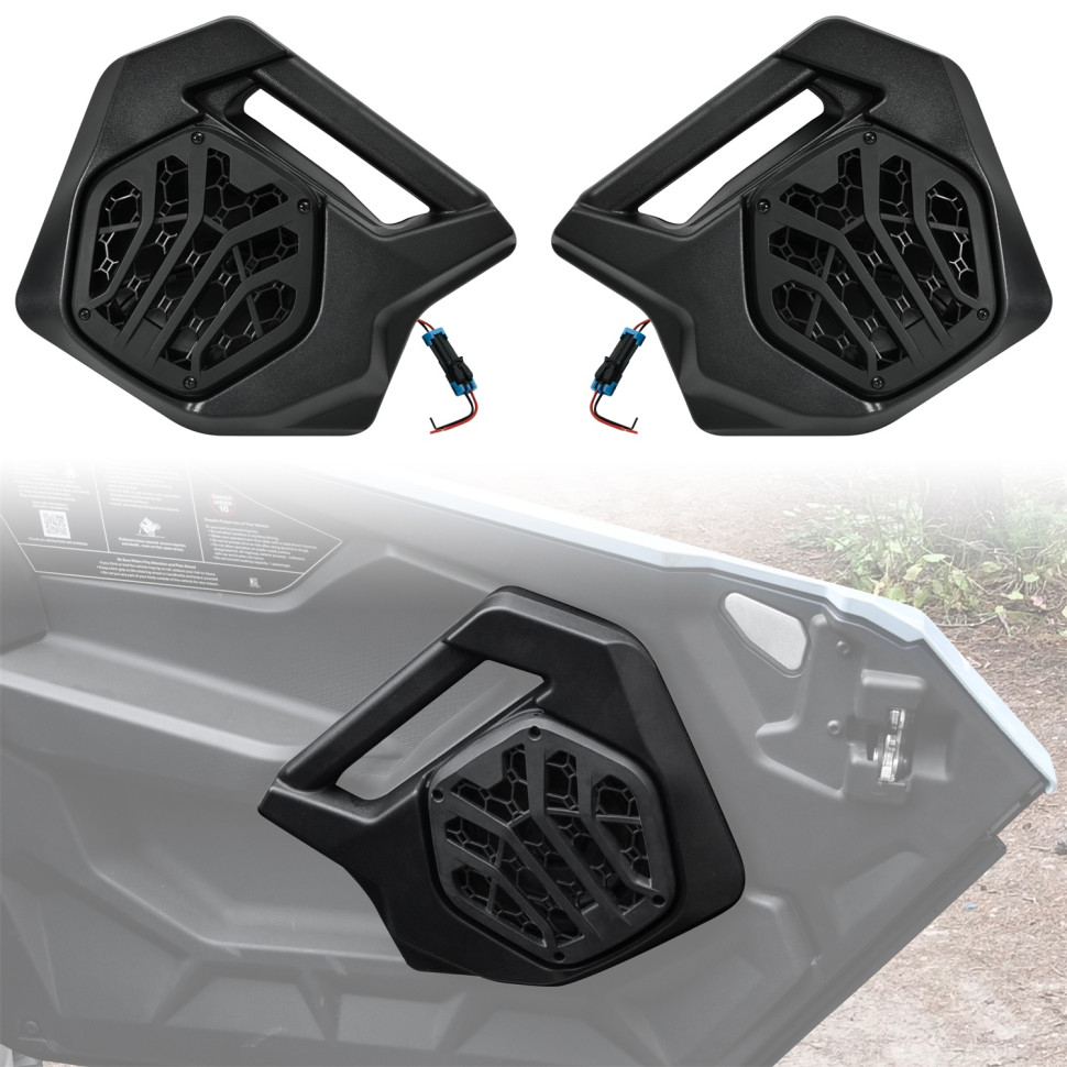 Подиумы для колонок 6.5 inch в двери для квадроцикла Polaris RZR PRO R 2025+ MTBLH0013