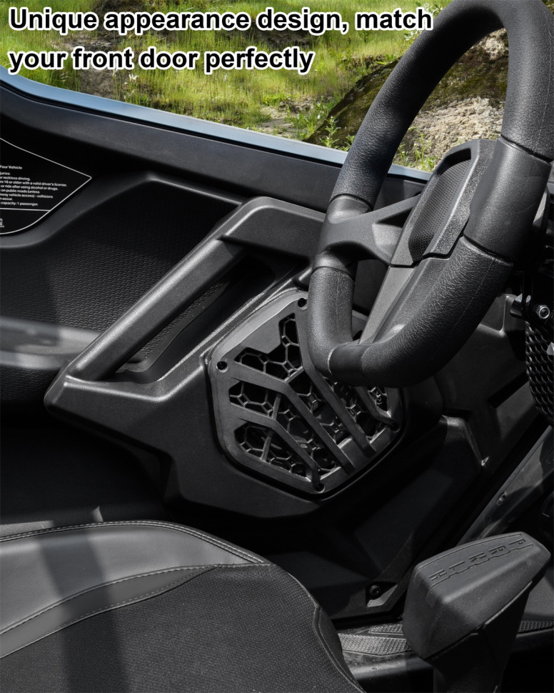 Подиумы для колонок 6.5 inch в двери для квадроцикла Polaris RZR PRO R 2025+ MTBLH0013