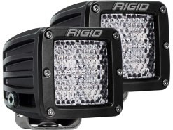 Фара Rigid D-серия PRO (4 светодиода)  -  Рабочий свет (пара)