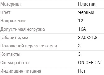 Кнопка 3-х позиционная Riderlab RL-SW30F18163P