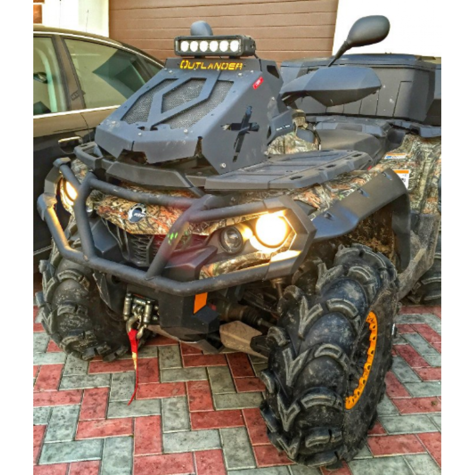 Комплект выноса радиатора алюминиевый черный Can-Am G2 Outlander 12+ LiTPRO LitPRO-G2-Alu-B LitPRO-G2-Alu-B