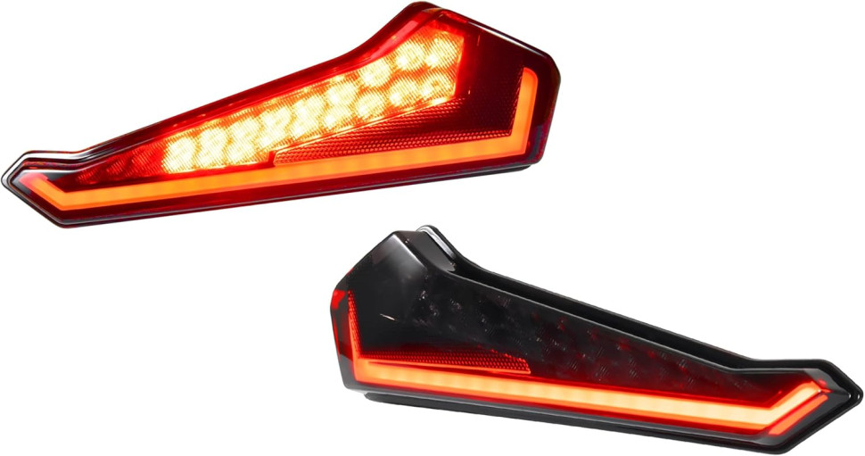 Фонари стоп сигналы LED тонированные Polaris RZR XP 1000/ XP 4 1000 2024+ MTVPH0710B 2415182, 2415183