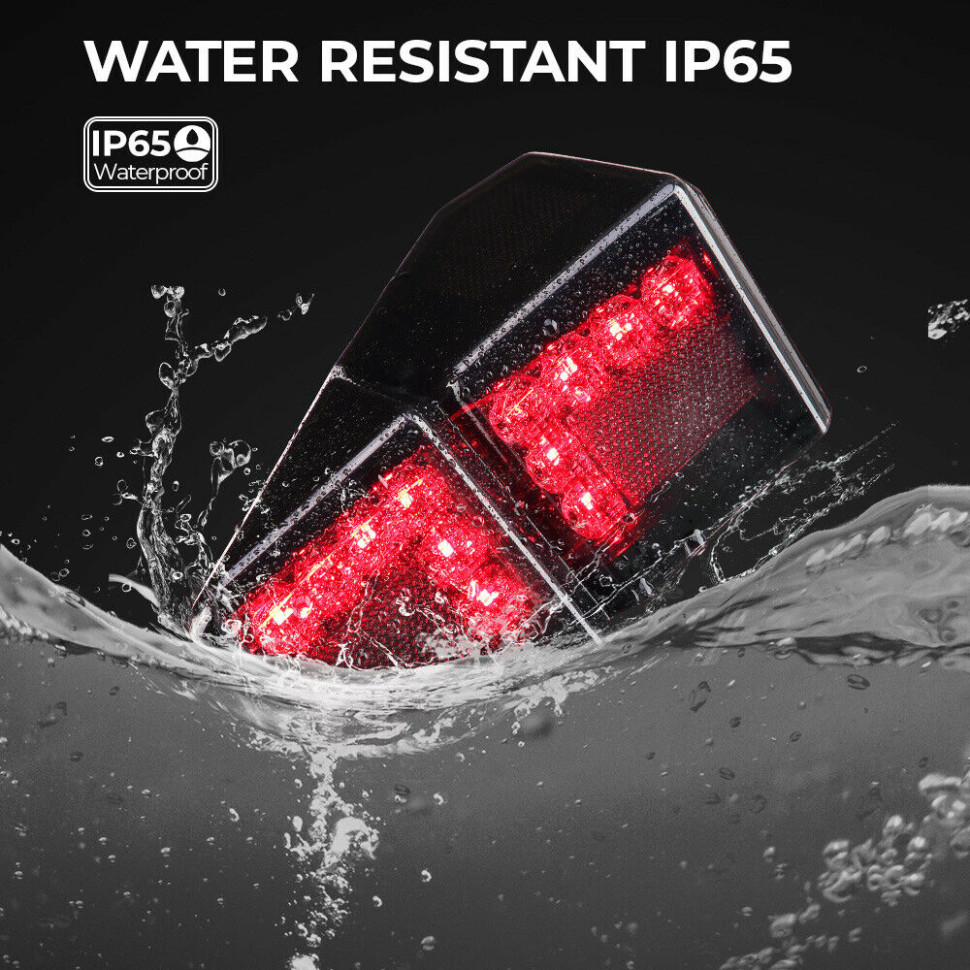 Задние фонари белые Kemimoto для Polaris Ranger 1000XP 2018+ 2413767 2413766 B0803-01801BK