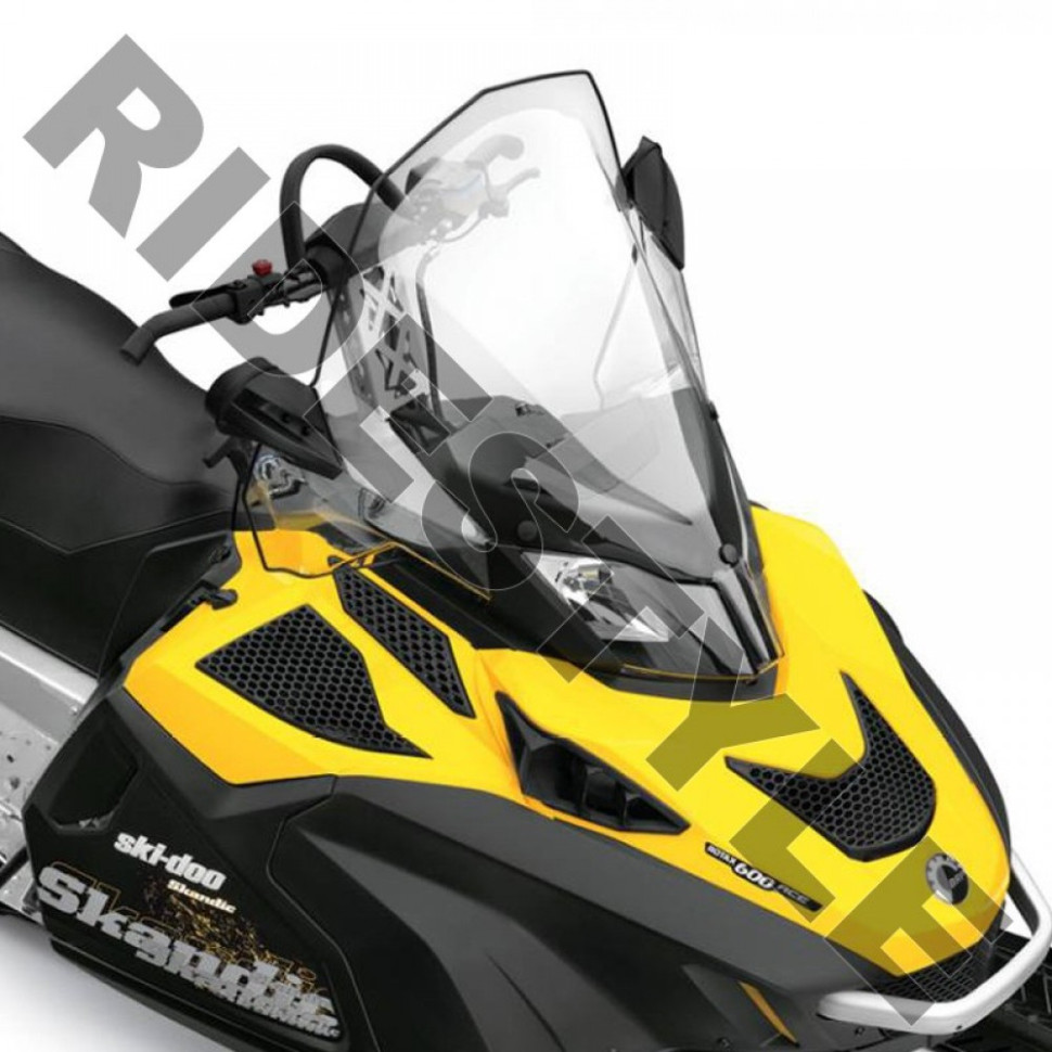 Ветровое стекло снегохода 62см BRP/Ski-Doo Skandic/EXPEDITION/TUNDRA 860200555 /517304287 /860201000 2мм 12-9868 50-44-429