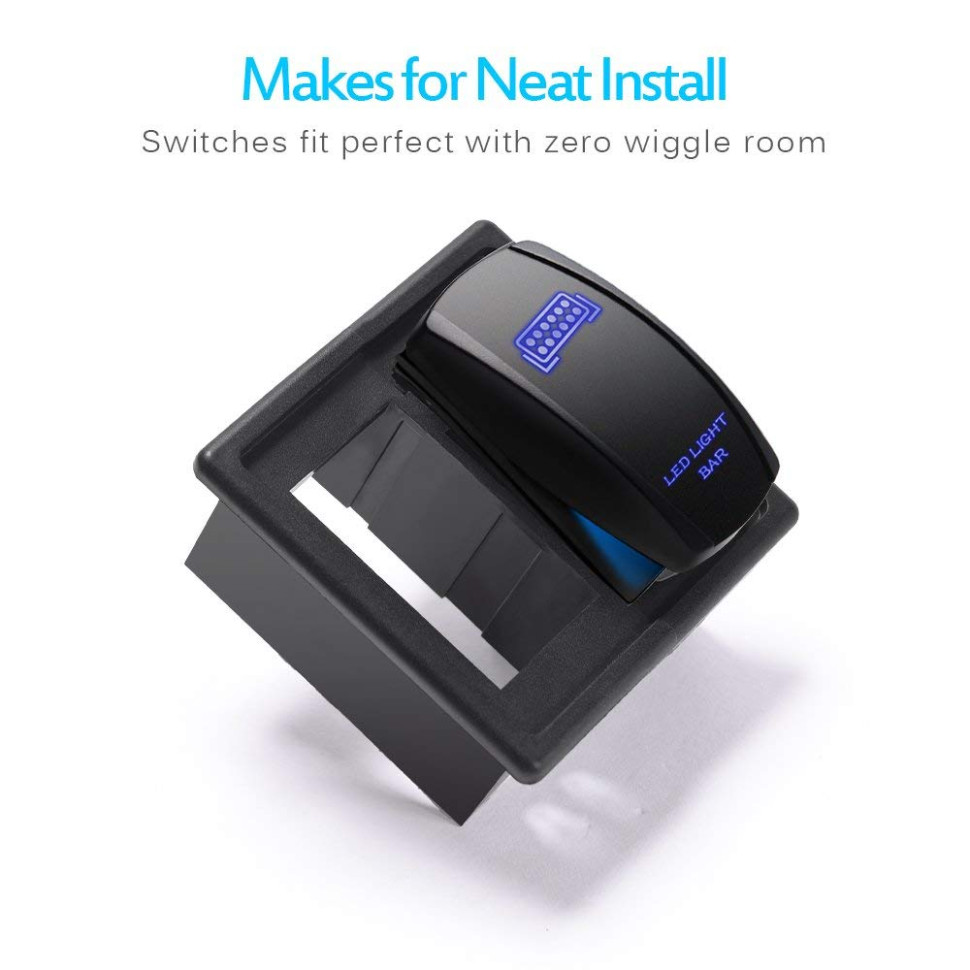 Панель (консоль) для установки 2х кнопок в UTV MH002