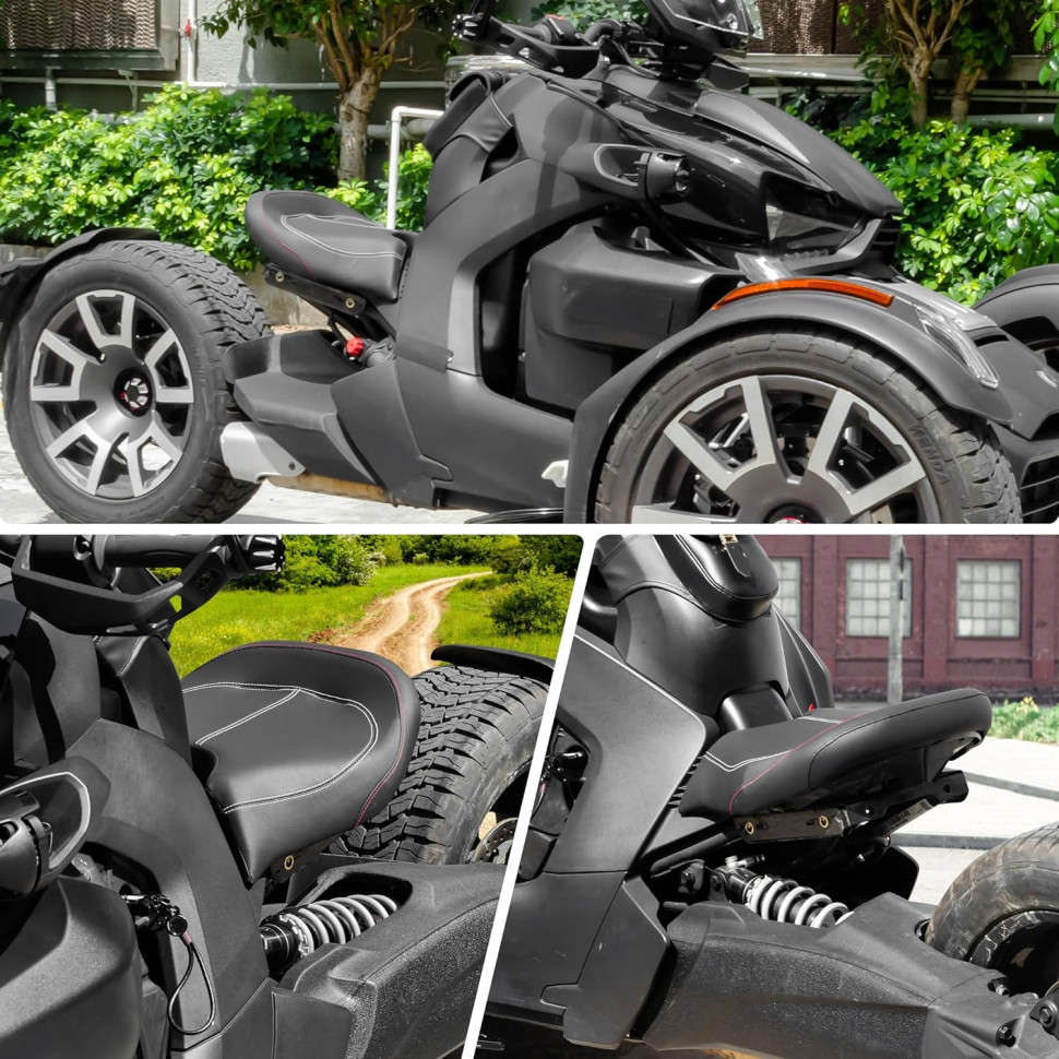 Сиденье водительское для трицикла Can-Am Ryker 600 / 900 2019-2025 219400795; 219400795N