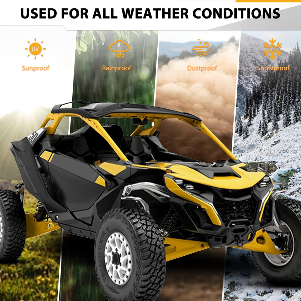 Крыша двухсоставная для CanAm Maverick R Kemimoto MTVPH0773 705015973, 705015974 B4006-00701BK