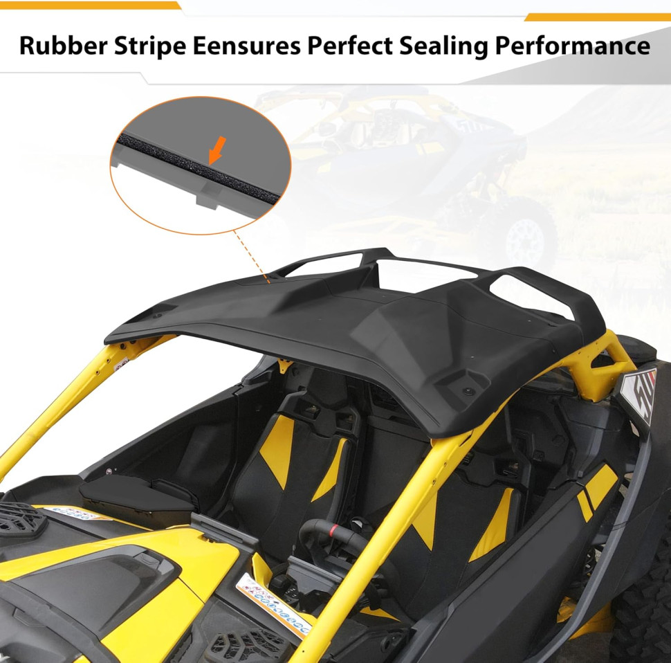 Крыша двухсоставная для CanAm Maverick R Kemimoto MTVPH0773 705015973, 705015974 B4006-00701BK