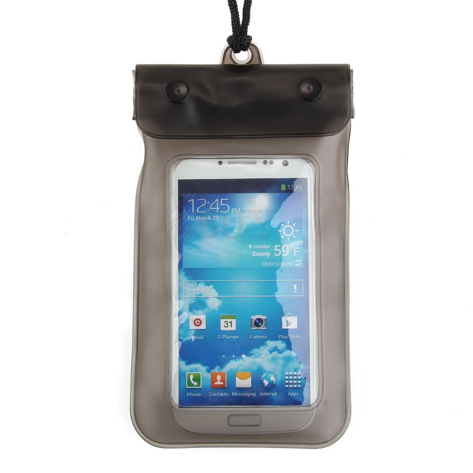 Водонепроницаемый чехол с Zip-Lock (черный) черный