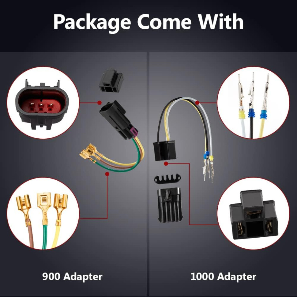 Фары головного света светодиодные (Комплект) для квадроцикла Polaris RZR 1000 2413786 2413135 2412336 2413787