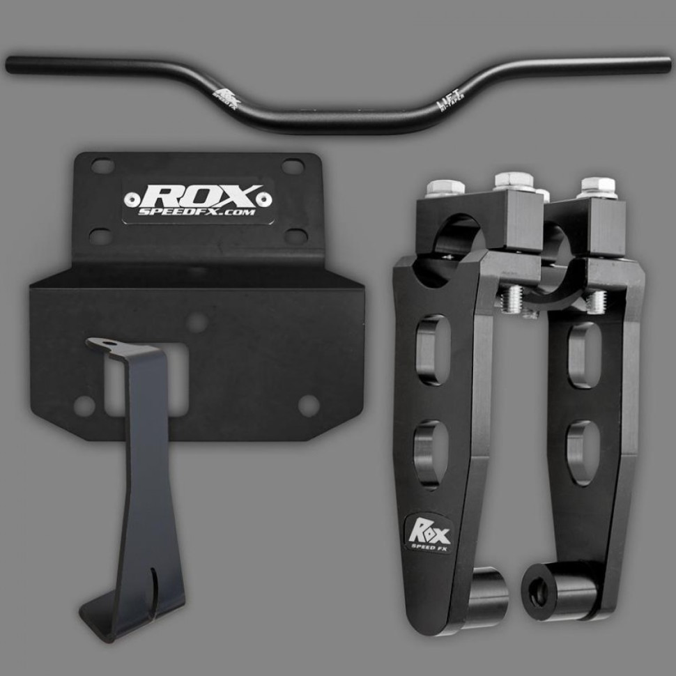 Комплект проставки 5 дюймов, кронштейна и руля Yamaha Grizzly 700 /Kodiak 700 2019+ ROX 2CK-009 2CK-009