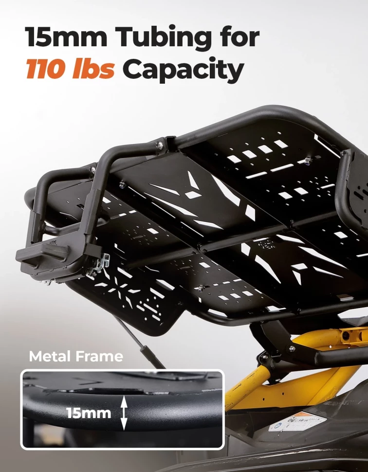 Регулируемая задняя площадка для CanAM Maverick R Kemimoto B0108-03211-BK